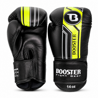 Booster Fightgear Booster BGL V9 Bokshandschoenen – Zwart/Geel – Voor Boksen, Kickboksen & MMA