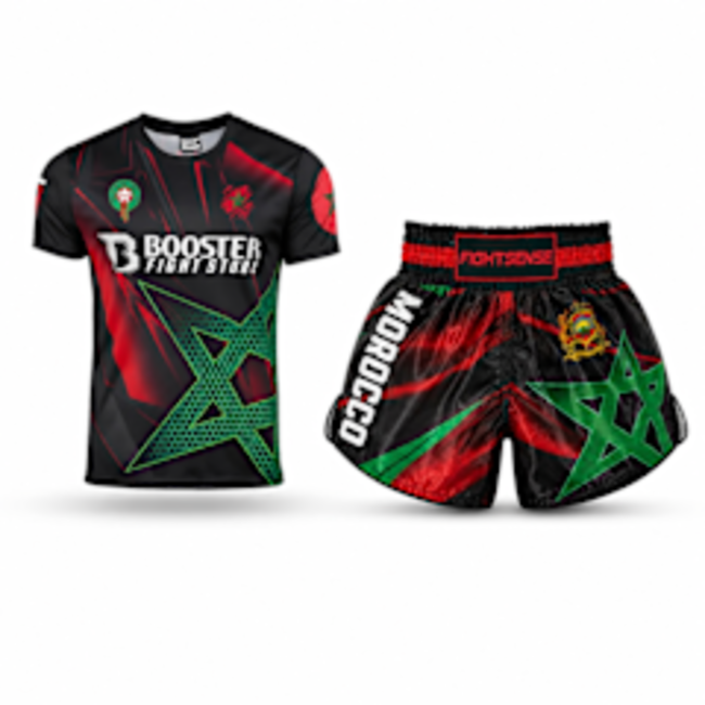 Booster Fightgear Morocco Fightset - Shirt + Short (Marokko)