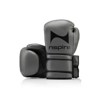 NSPIRE Pro Leather Bokshandschoenen – Grijs/Zwart