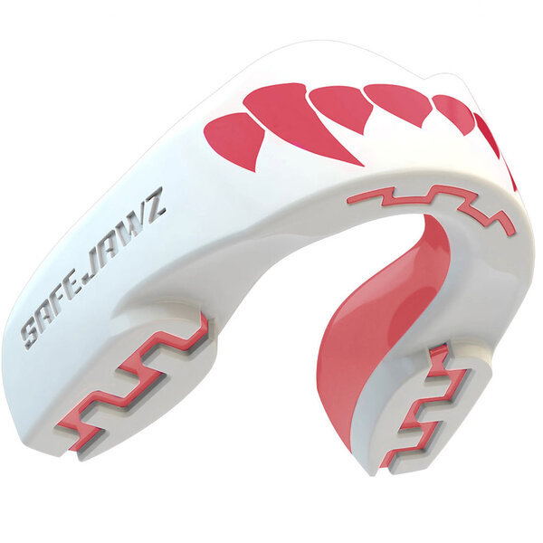 Safe Jaws Extro Fangs Mundschutz – Rosa/Weiß