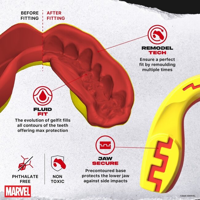 safe jaws Marvel X-Men Gebitsbeschermer – Geel