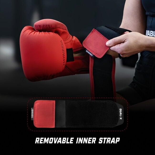 Hayabusa T360 Bokshandschoenen – Rood – Dual-X Polssteun – Training & Sparring