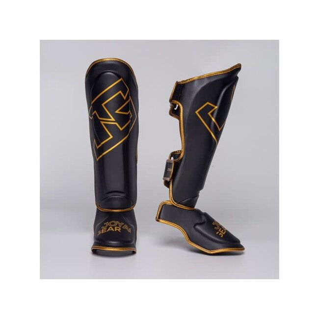 JOYA Strike Scheenbeschermers – Zwart/Goud – Lichtgewicht – Kickboksen & Muay Thai