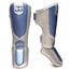 JOYA Performance Scheenbeschermers – Zilver/Blauw – Ergonomisch – Kickboksen & Muay Thai