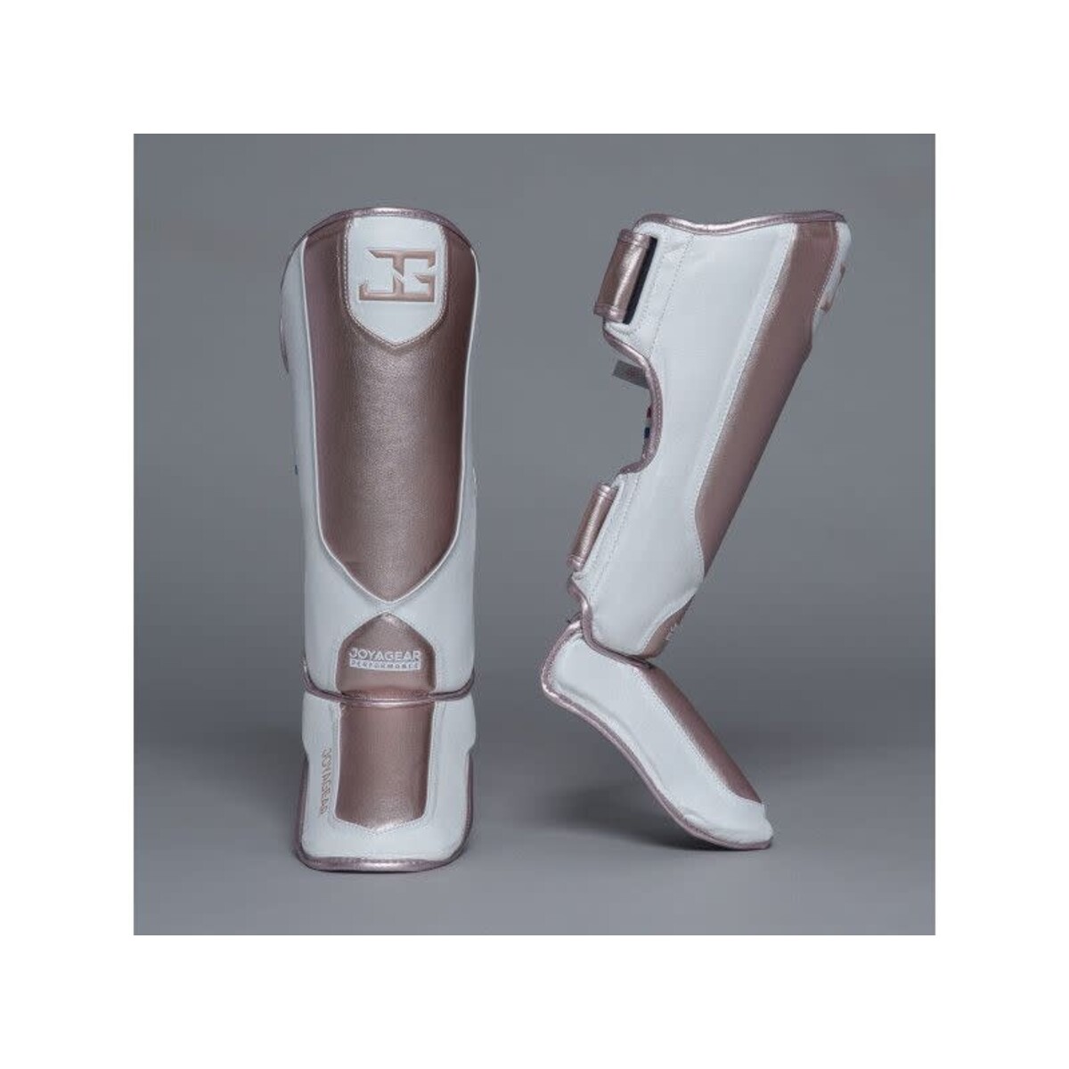 JOYA Performance protège-tibias – rose/blanc