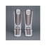 JOYA Performance Scheenbeschermers – Roze/Wit – Ergonomisch – Kickboksen & Muay Thai