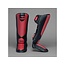 JOYA Performance Scheenbeschermers – Zwart/Rood – Ergonomisch – Kickboksen & Muay Thai