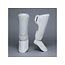 JOYA Performance Scheenbeschermers – Wit/Wit – Ergonomisch – Kickboksen & Muay Thai