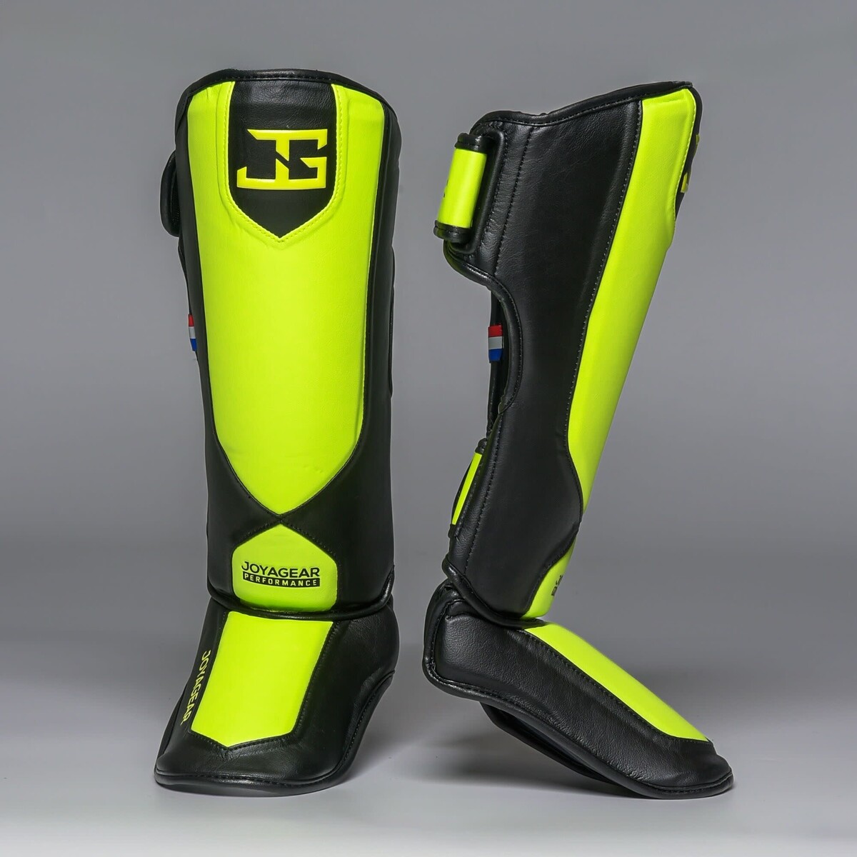 JOYA Performance protège-tibias – noir/Lime