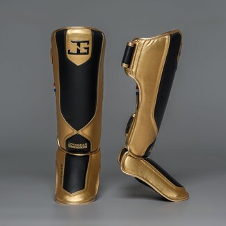 JOYA Performance Scheenbeschermers – Zwart/Goud