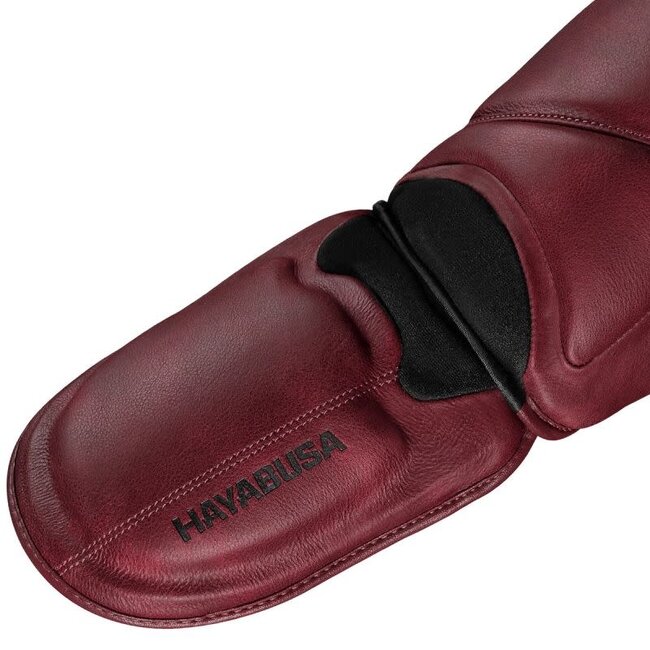 Hayabusa T3 LX Scheenbeschermers – Crimson – Comfortabel – Kickboksen & Muay Thai