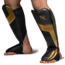 Hayabusa T3 Full-Back Scheenbeschermers – Zwart/Goud – Comfortabel – Kickboksen & Muay Thai