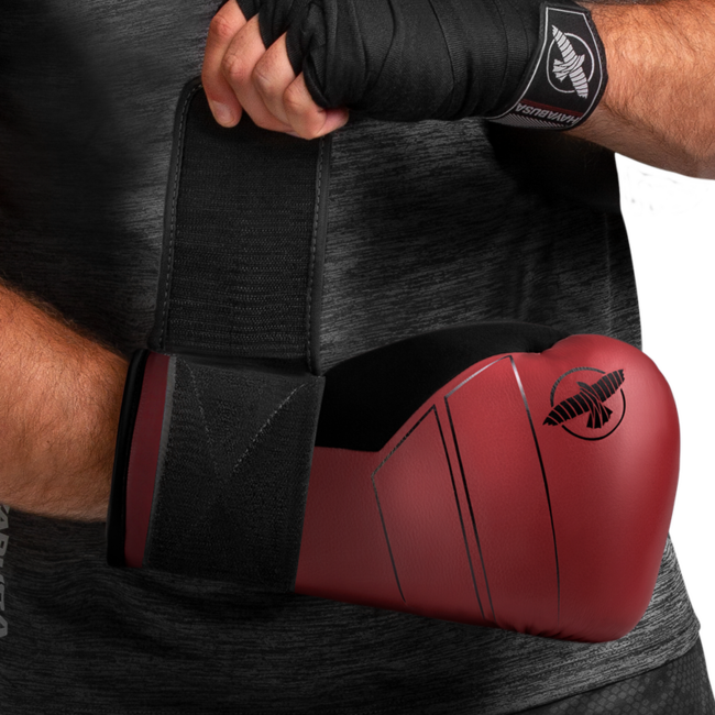 Hayabusa S4 Leather Bokshandschoenen – Rood – Training & Sparring