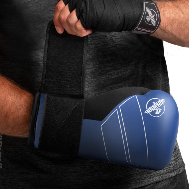 Hayabusa S4 Leather Bokshandschoenen – Blauw – Training & Sparring