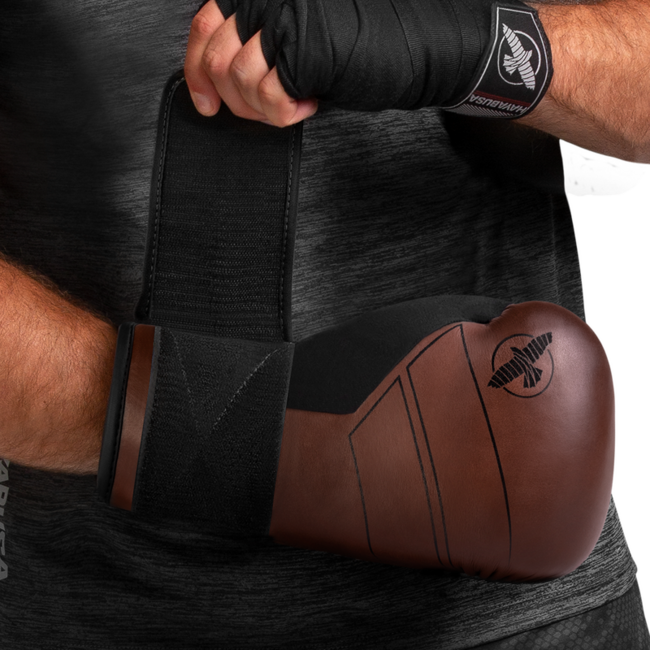 Hayabusa S4 Leather Bokshandschoenen – Bruin – Training & Sparring