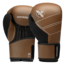 Hayabusa S4 Leather Bokshandschoenen – Goudbruin – Training & Sparring