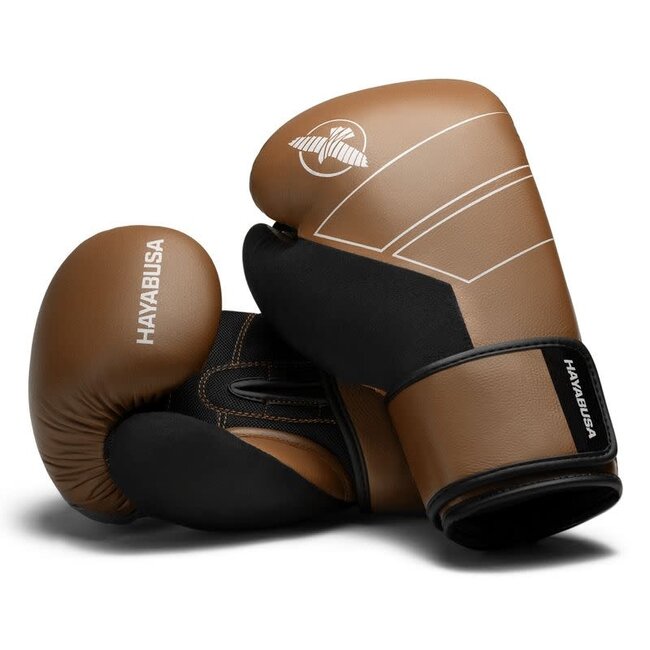 Hayabusa S4 Leather Bokshandschoenen – Goudbruin – Training & Sparring