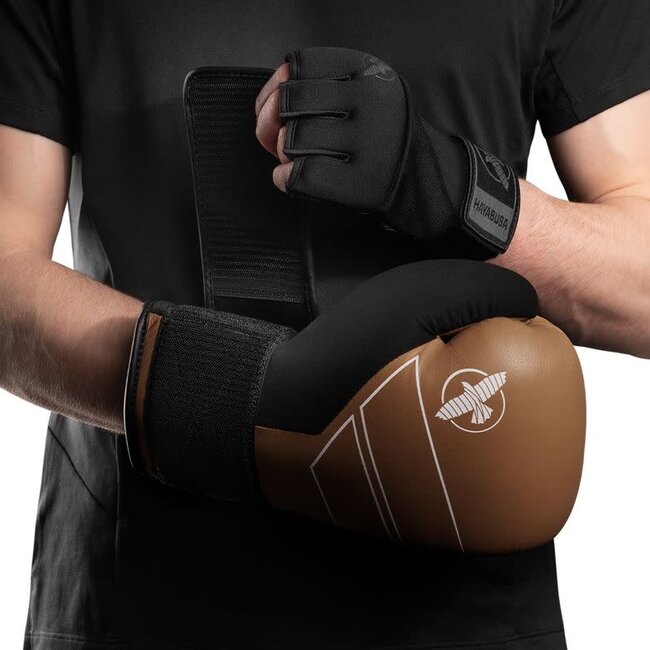 Hayabusa S4 Leather Bokshandschoenen – Goudbruin – Training & Sparring