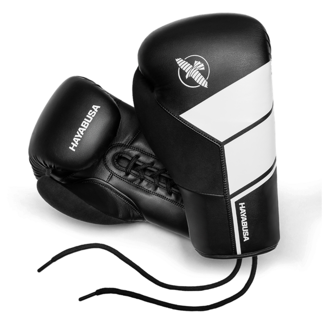 Hayabusa S4 Lace-Up Bokshandschoenen – Zwart – Training & Sparring