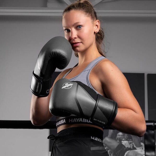 Hayabusa E1 Bokshandschoenen – Grijs/Zwart – Training & Sparring