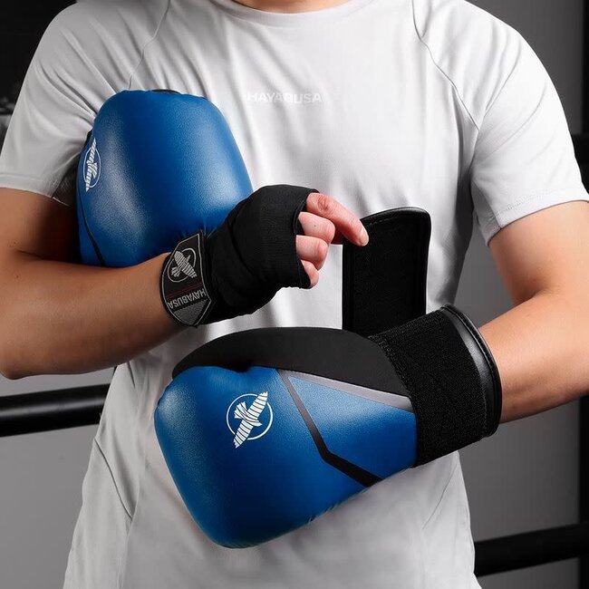 Hayabusa E1 Bokshandschoenen – Blauw/Zwart – Training & Sparring
