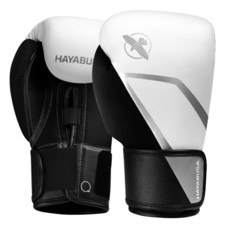 Hayabusa E1 Bokshandschoenen – Wit/Zilver