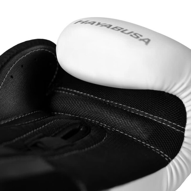 Hayabusa E1 Bokshandschoenen – Wit/Zilver – Training & Sparring