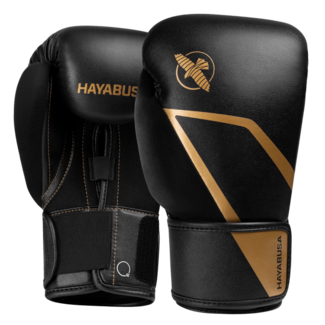 Hayabusa E1 Bokshandschoenen – Zwart/Goud