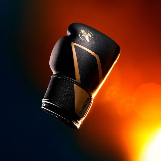 Hayabusa E1 Bokshandschoenen – Zwart/Goud – Training & Sparring