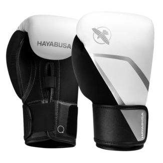 Hayabusa E1 Kids Bokshandschoenen – Wit/Zilver