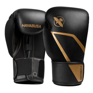 Hayabusa E1 Kids Bokshandschoenen – Zwart/Goud