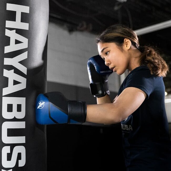 Hayabusa E1 Kids Bokshandschoenen – Blauw/Zwart – Training & Sparring