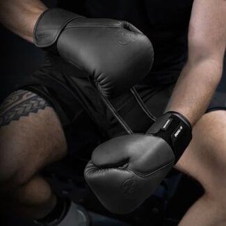 Hayabusa T360 Leather Bokshandschoenen – Midnight Black