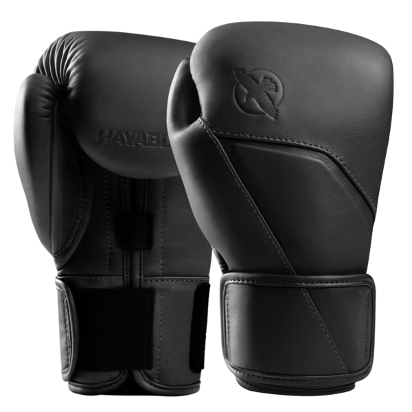 Hayabusa E1 cuir gants de boxe – Onyx noir