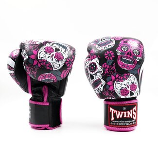 Twins Special FBGVL 3 Skull Bokshandschoenen – Roze