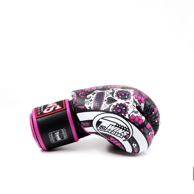 Twins Special FBGVL 3 Skull Bokshandschoenen – Roze voor Boksen, Kickboksen en Muay Thai