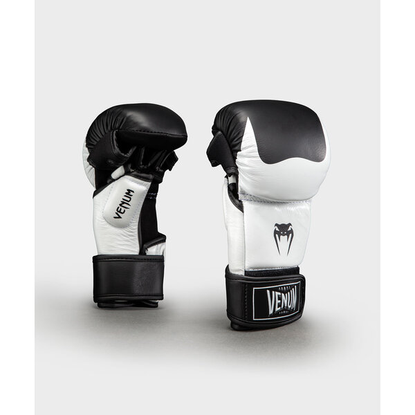 Venum Attack 2.0 gants de sparring cuir – noir/blanc