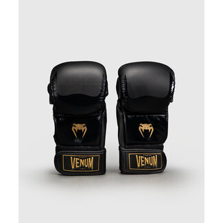 Venum Attack 2.0 Sparring Gloves Leather – Black/Gold