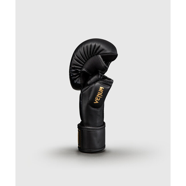 Venum Attack 2.0 Sparring Gloves Leather – Black/Gold voor MMA en Grappling