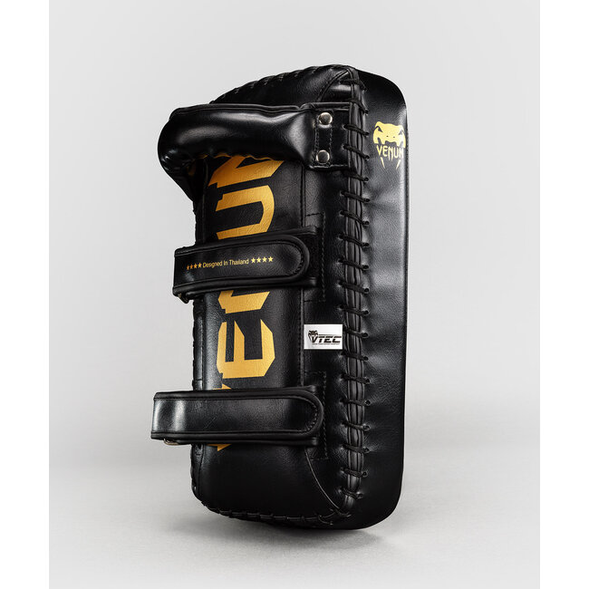 Venum Giant Kick Pads – Black/Gold – Paar voor Kickboksen en Muay Thai