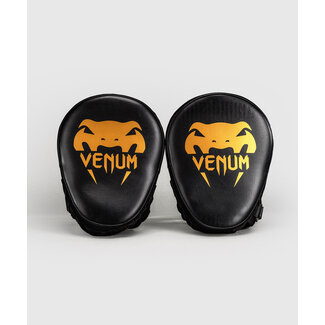 Venum Light Focus Mitts – Black/Gold – Paar