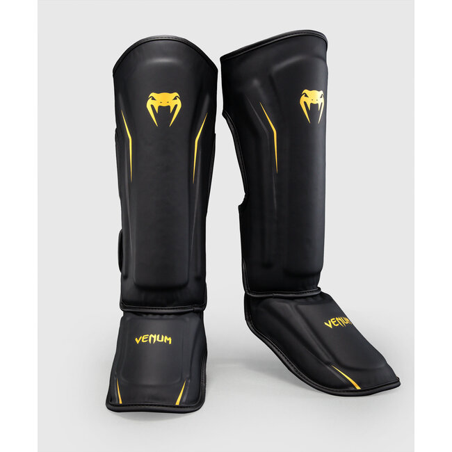 Venum G-Core Scheenbeschermers – Zwart/Goud
