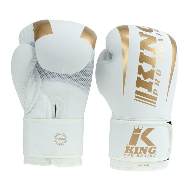 King Pro Boxing REVO 9 Bokshandschoenen - Wit