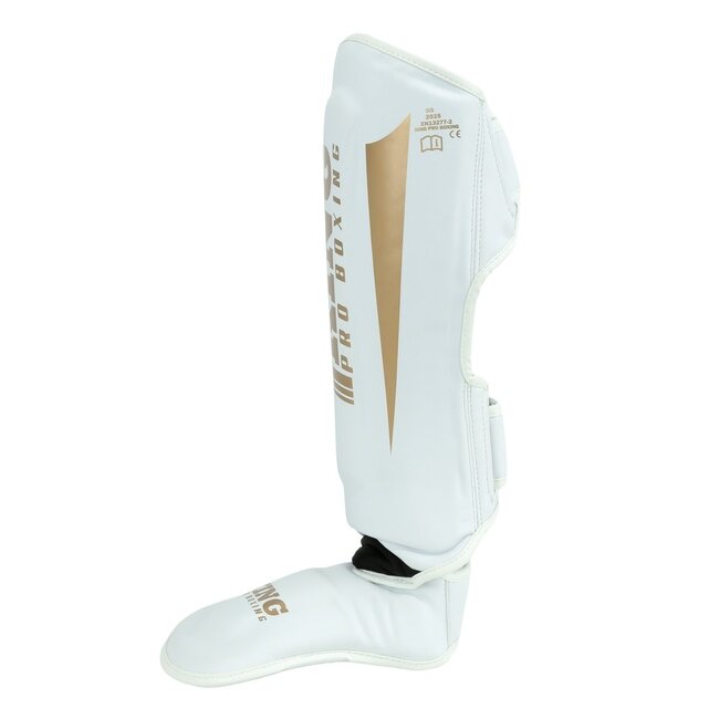 King Pro Boxing REVO 9 Scheenbeschermers - Wit