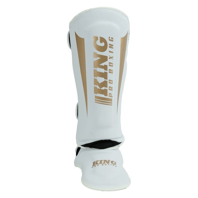 King Pro Boxing REVO 9 Scheenbeschermers - Wit