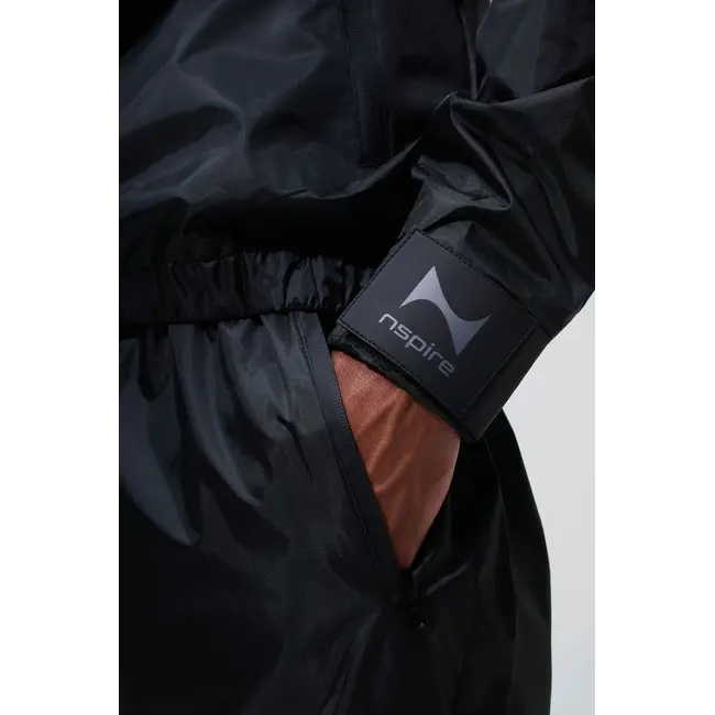NSPIRE Sauna Suit – Zwart – Trainingspak voor Extra Transpiratie