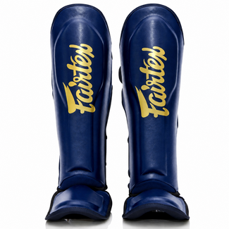 FAIRTEX x Booster FXB SG Navy Scheenbeschermers – Blauw