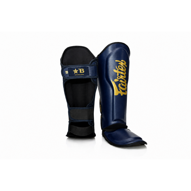 FAIRTEX x Booster FXB SG Navy Scheenbeschermers – Blauw – Voor Kickboksen & Muay Thai