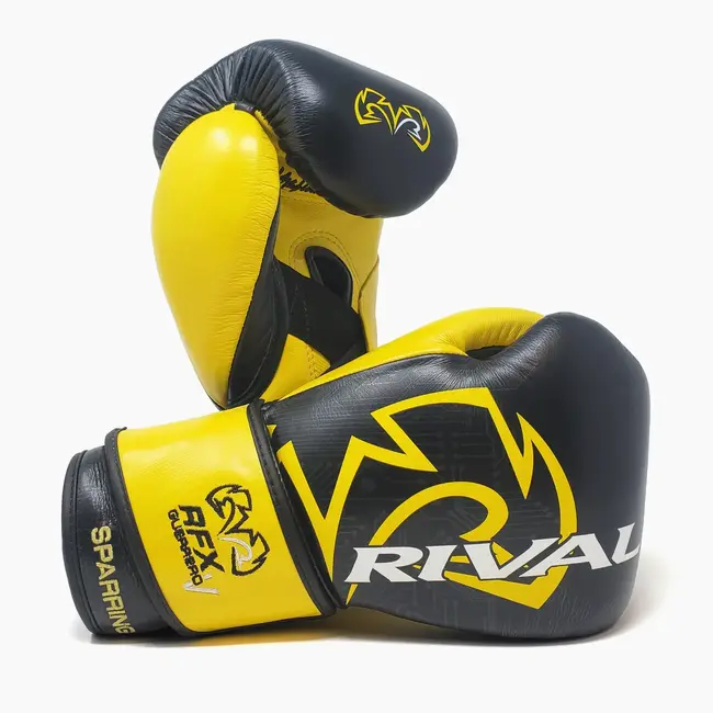 Rival RFX-Guerrero-V P4P Sparring Bokshandschoenen – Zwart/Geel