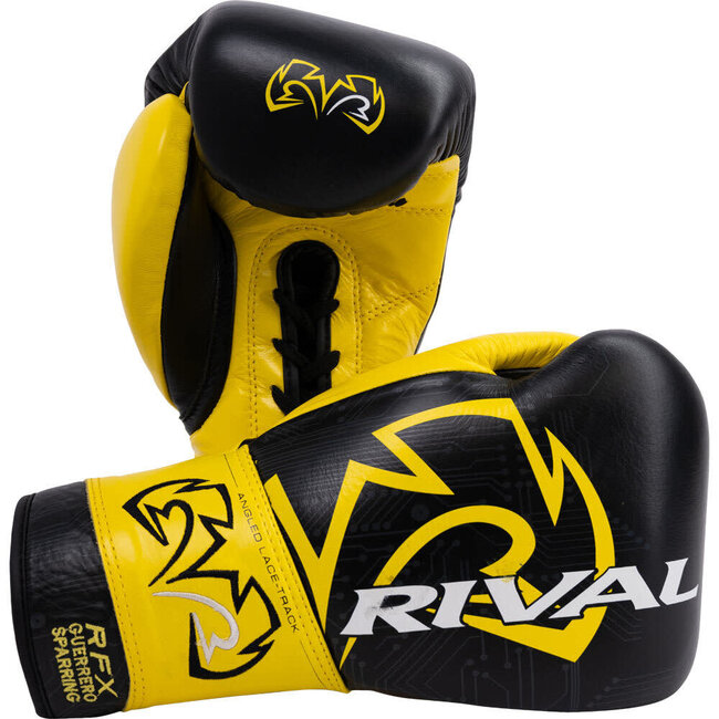 Rival RFX-Guerrero P4P Sparring Bokshandschoenen – Zwart/Geel
